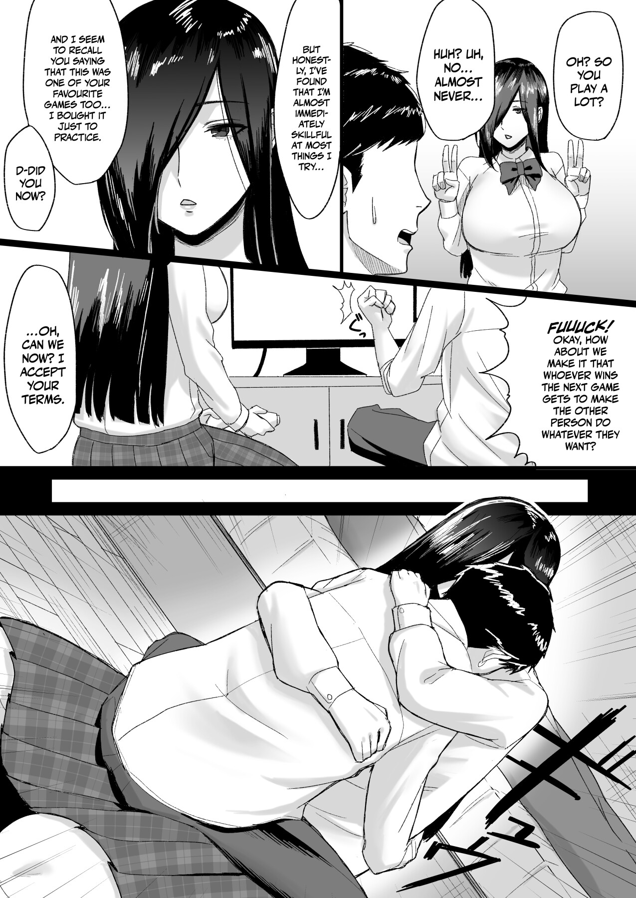 Hentai Manga Comic-Pressed For Sex By My Tall Aloof Kouhai-Read-6